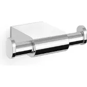 Zack Dubbele Handdoekhaak Atore - Rvs - Chroom - 8,8x5,5x2,3cm