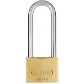 ABUS Hangslot - 50mm - HB80 - messing/INOX staal (verpakt in blister)