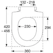 Pressalit T Soft D closetzitting met deksel softclosing Wit