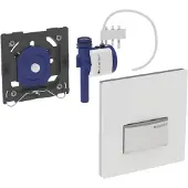 Geberit Sigma 50 urinoir bedieningsplaat pneumatisch Wit