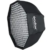 Godox Paraplu Softbox Bowens 120cm met Grid