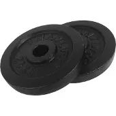 Tunturi Plates 2x 2,5 kg Black