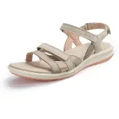 Ecco Cruise II leren dames sandalen beige maat 36