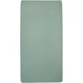 Meyco katoenen hoeslaken wieg 40x80/90 cm groen (set van 2) Groen