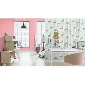 Barbara Becker Vliesbehang Barbara Becker 5 479706 In Balance houtoptiek blauw/roze