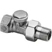 Heimeier voetventiel 3/8 inch recht