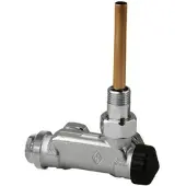 Heimeier e-z ventiel 1-pijps haaks 1/2