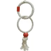 Rosewood Vogelspeelgoed Touwring Double - Vogelspeelgoed - 17.2x6.5x1.3 cm