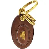 The bridge Story Uomo Sleutelhanger Leer 5 cm marrone