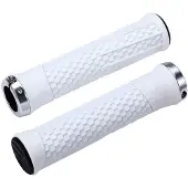 BBB Cycling Handvatten Fiets Python - Fiets Handvatten Met Maximale Grip - Wit - Lengte 142 mm - BHG-95