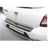 RGM ABS Achterbumper beschermlijst Dacia Sandero Stepway 12/2012- 'Ribbed' Zwart voor o.a. RENAULT