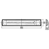 Hella Binnenl.LED 12V 4.8W 24 LED's,m/schak.