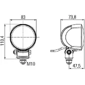 Hella Achteruitrijl M70 led 9-33V Gen III
