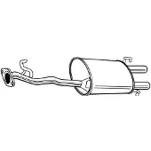 Walker Einddemper 18895 Walker voor o.a. HONDA, ROVER