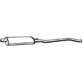 Walker Middendemper 21095 Walker voor o.a. PEUGEOT