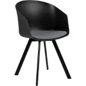Interstil Eetkamerstoel Moon 20, kleur Zwart
