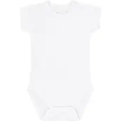 Hust and Claire Romper s/s - Bamboe - Boog - Wit - - 62 - Rompers Korte Mouw