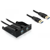 DeLOCK 2-port USB 3.0 Front Panel 5.25"