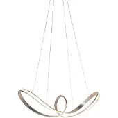 QAZQA Design hanglamp staal dimbaar incl. LED - Viola Due