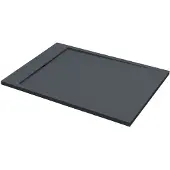 Best design Douchebak just solid decent 140x90 cm mat zwart