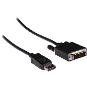 Value DisplayPort naar DVI kabel - DP 1.1 (1920 x 1200) / zwart - 1 meter