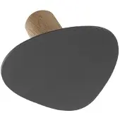 Lind DNA Haakje Wall Dot S Nupo Anthracite/Steel Anthracite