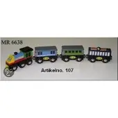 Mentari Mentari, Houten Trein 4-delig Classic