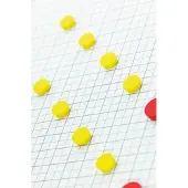 Smit Visual Whiteboard met ruitmotief 5x5- 90 x 120 cm
