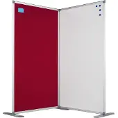 Smit Visual Scheidingswand dubbelzijdig - Whiteboard - 110x100 cm
