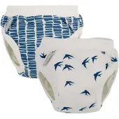 Imsevimse Oefenbroekje zindelijkheidstraining set van 2 - Slate Bird - L (9-12kg) - Potjestraining