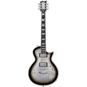 ESP Original Series Eclipse Custom Silver Liquid Metal Burst