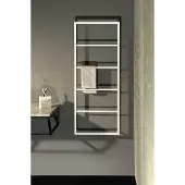 Sapho Industrial handdoekrek hangend 115x45cm mat wit