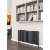 Eastbrook Rivassa 2 koloms verwarming 30x114,8cm Antraciet 889 watt