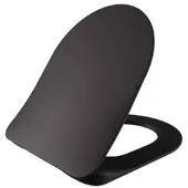 SaniGoods Alpha soft-close toiletzitting mat zwart