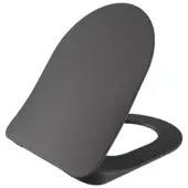 SaniGoods Alpha soft-close toiletzitting mat antraciet