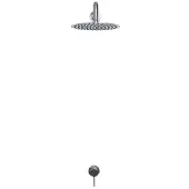 Sento Stainless Beldeaux 2000 RVS regendouche met mengkraan
