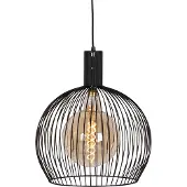 Eth Wire hanglamp 40cm 1x E27 zwart