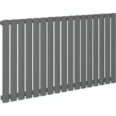 Eastbrook Tunstall Horizontale radiator 60x100,2cm Antraciet 920 watt