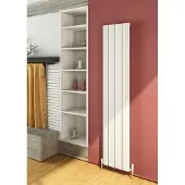 Eastbrook Peretti verticale aluminium radiator 180x28cm Mat wit 948 watt