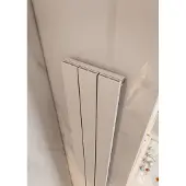 Eastbrook Charlton verticale aluminium radiator 180x47cm Mat wit 1441 watt