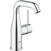 GROHE Essence New 1 gats wastafelkraan M size met hoge draaibare uitloop EcoJoy met 28mm cartouche chroom