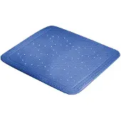 Kleine wolke Arosa douchemat b55xd55 cm, blauw