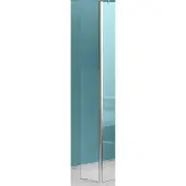 Wiesbaden Zijwand hoekprofiel 30x200 cm nano coating 8 mm
