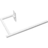 Vasco Beams handdoekbeugel - 24cm - wit structuurlak S600 118370000000600