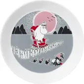 Arabia Moomin Plate Ø19 Cm Moomin On Adventure - The Move - Koffiekopjes Porselein White - 1006333