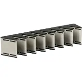 Eva Solo Magneto Knife Magnet 8 Knives - Messenrekken & messenblokken Roestvrijstaal Black - 229780