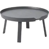Muuto Around tafel groot antraciet (grijs)