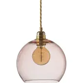 Ebb & Flow Rowan Hanglamp Bright coral | Gold | Ø 22 cm E27 IP20