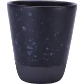 Aida Raw mok dubbelwandig 25 cl. zwart met stippen