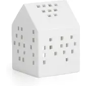 Kähler Urbania Klassisk Lichthuis Wit - Kaarshouders Keramiek White - 691095